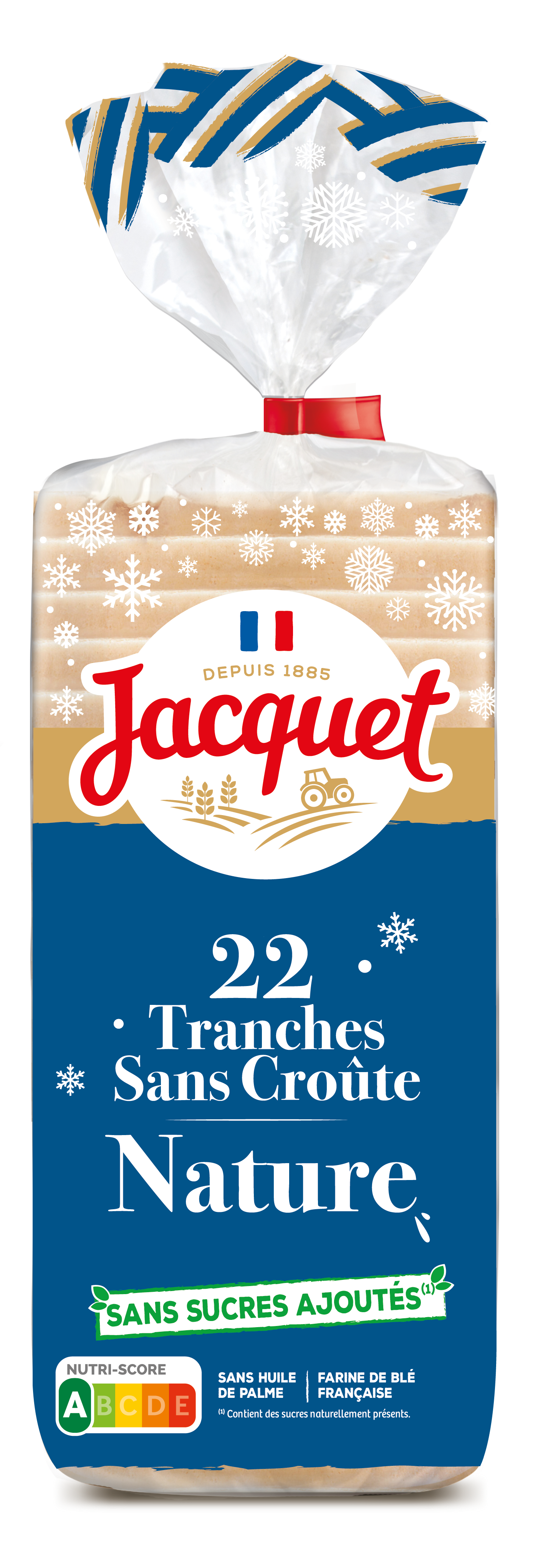 Pain de Mie complet sans sucres ajoutés - Jacquet - 550 g