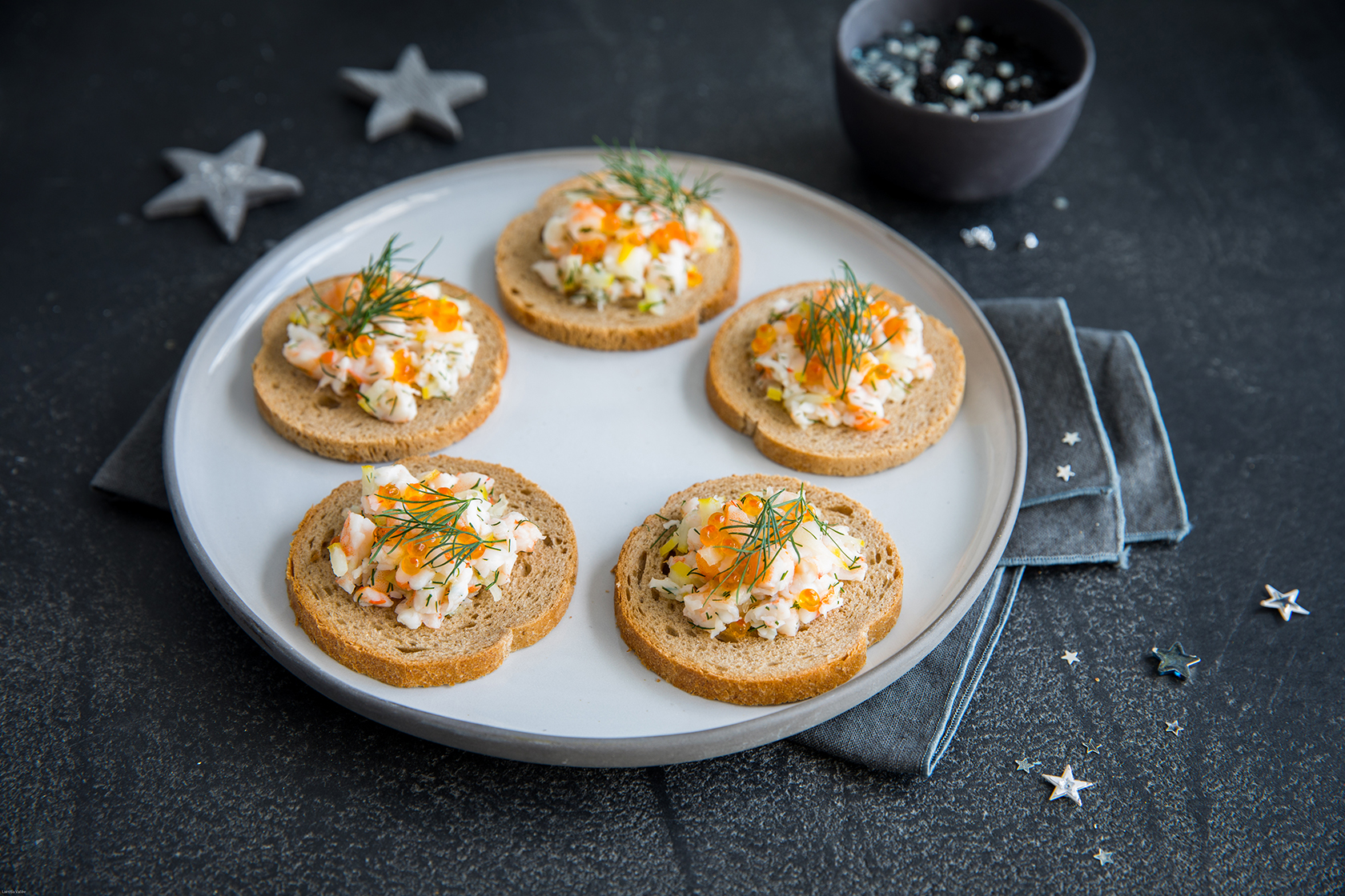 Toasts de la mer