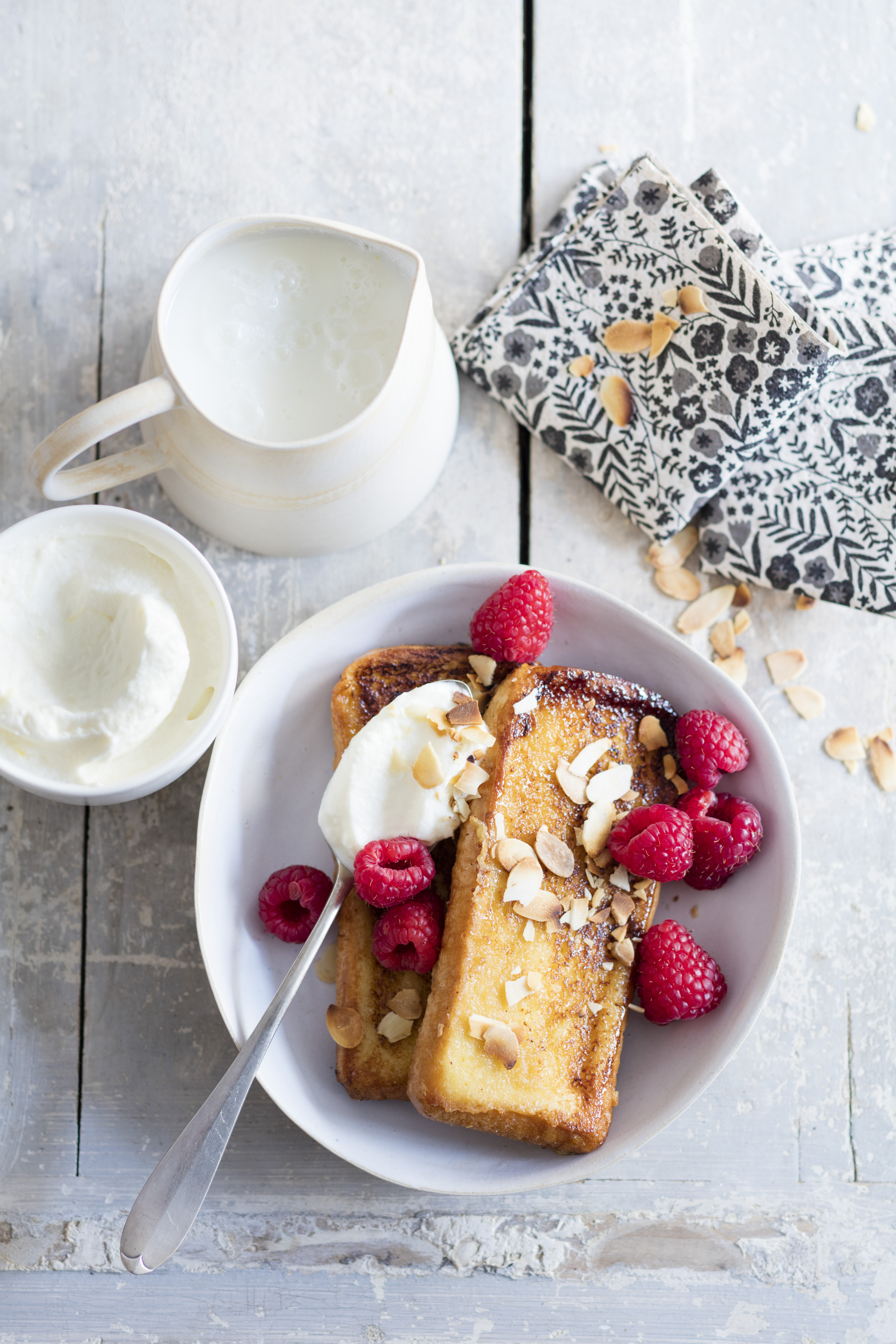 Pain perdu à la framboise