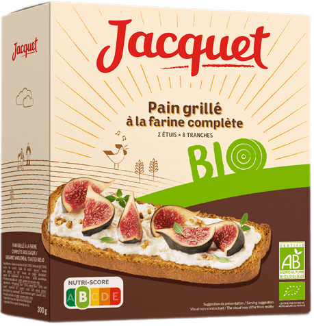 Croustillants, Pains BIO : Pain Grillé - Pains Jacquet