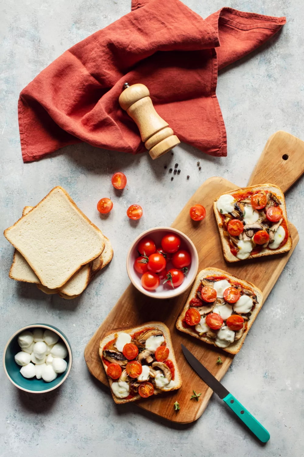 Mini pizza pain de mie