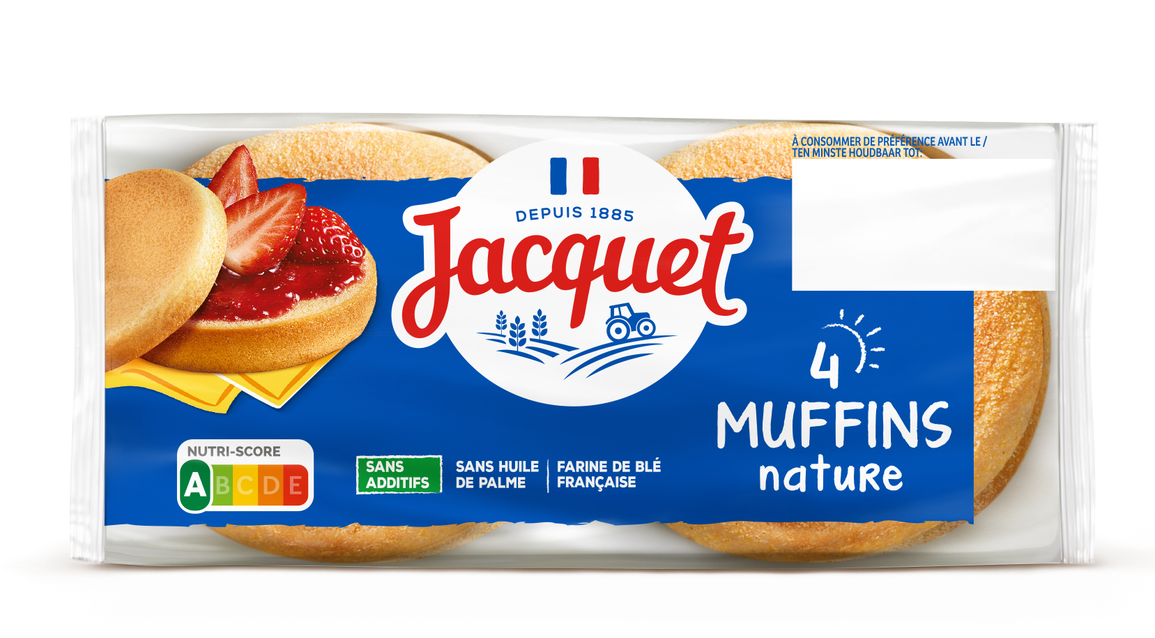 Muffins Nature x4 Pains Jacquet