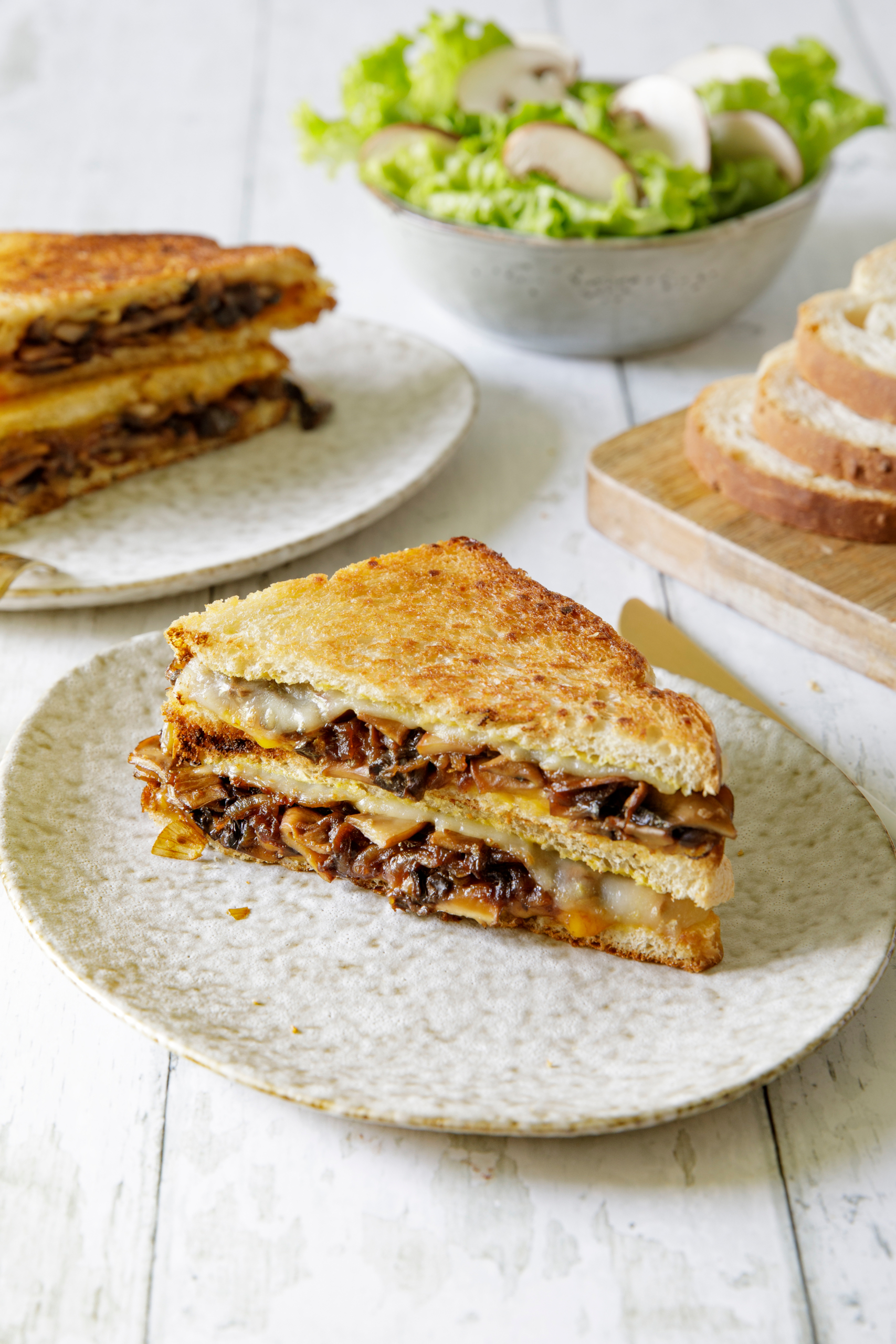 Croque-Monsieur aux champignons