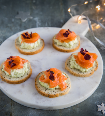 Toasts au Saumon et à l’avocat