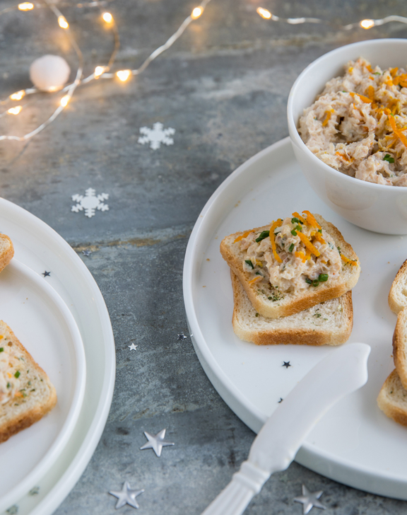 Toast au crabe &amp; zestes d&rsquo;orange