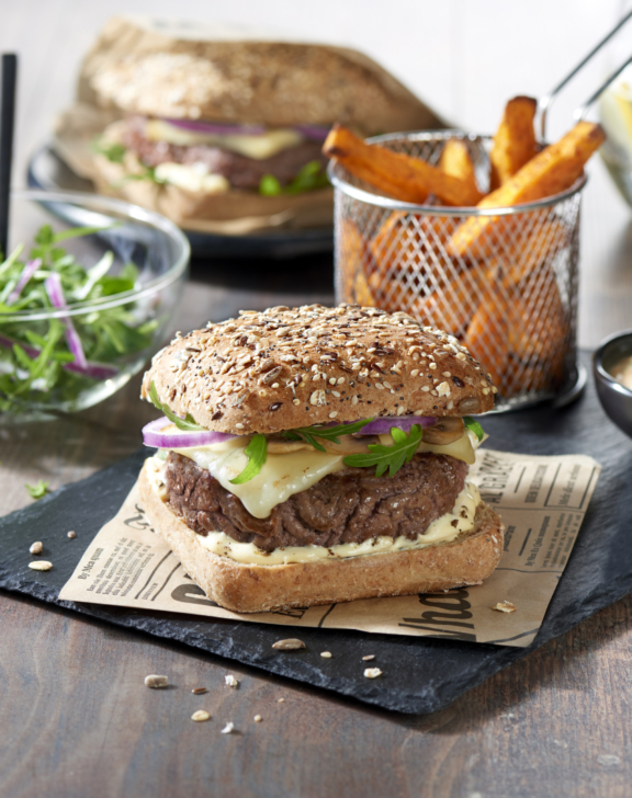 Burger au morbier : recette facile