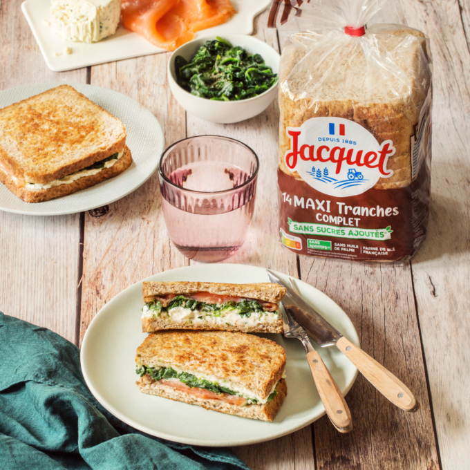 Croque-Monsieur au pain &agrave; la farine compl&egrave;te : la recette gourmande