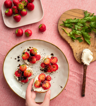 Loli’Toast – Ricotta et Fraises