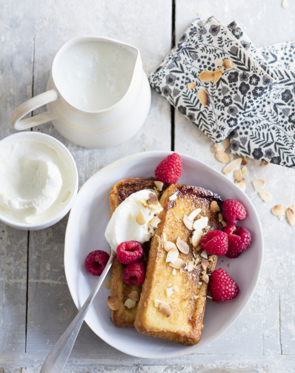 Pain perdu à la framboise