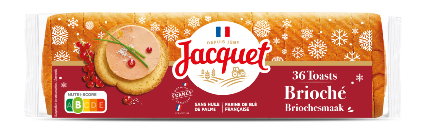 Toasts Brioché : Toasts ronds brioché x36 - Pains Jacquet