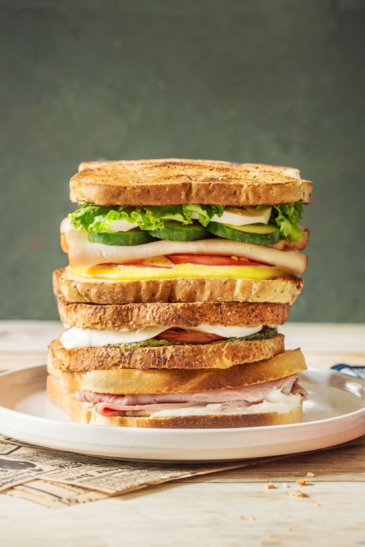 Recette de club sandwich simple avec pain de mie