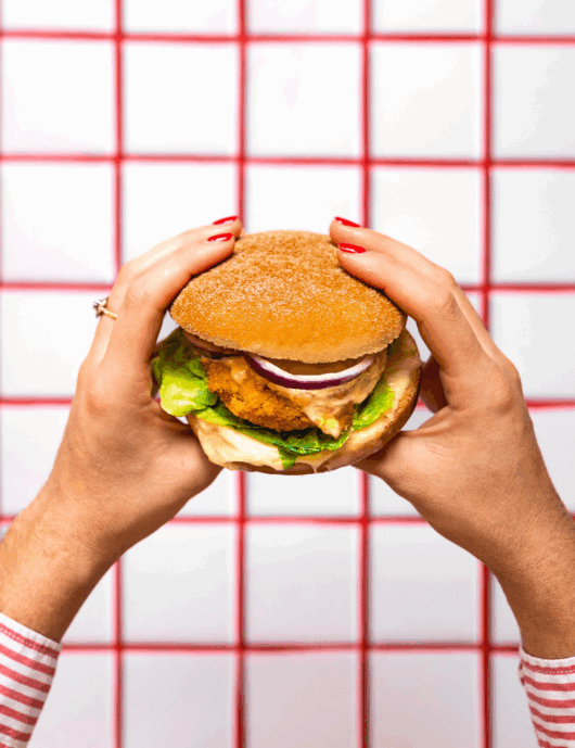 Recettes de burgers au poulet avec les pains spéciaux Jacquet