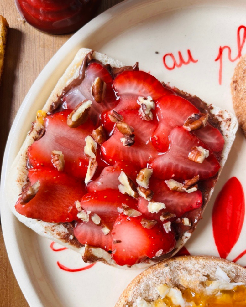 Tartine fraise Crousti Moelleux