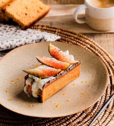 Millefeuilles au pain d&rsquo;épices et à la figue 