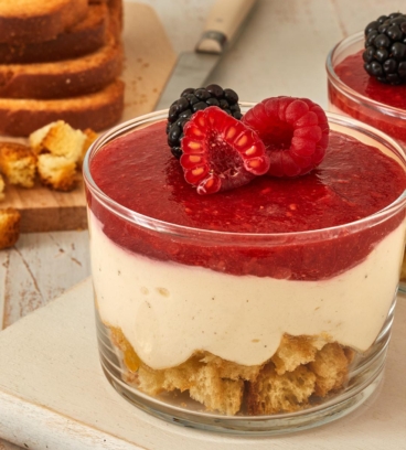 Tiramisu revisité aux fruits rouges