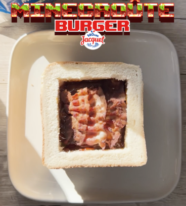 Minecroûte, le sandwich carré