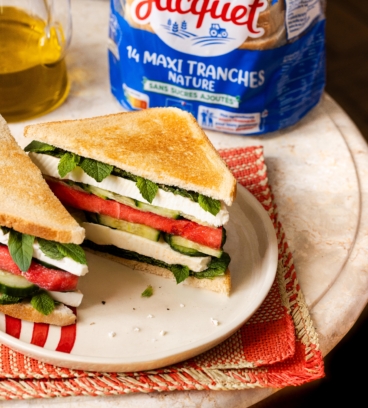 Sandwich Pastèque et fêta