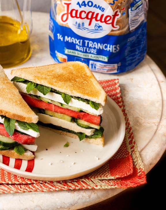 Sandwich Pastèque et fêta